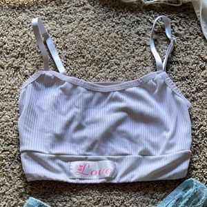 LOVE Bra Top